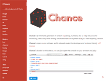 Tablet Screenshot of chancejs.com
